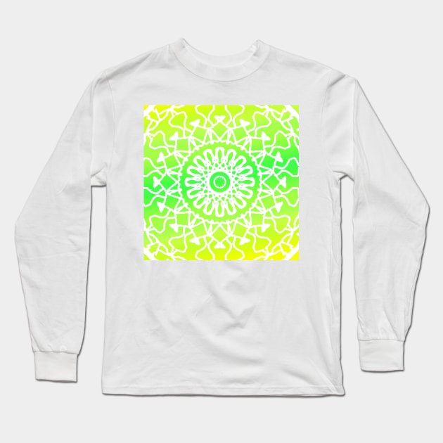 Mandala Pattern #3 Long Sleeve T-Shirt by AbundanceSeed